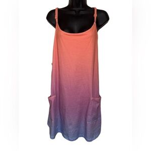 Sleeveless Ombre Pocket Romper that looks like a Sundress⭐️NWT⭐️